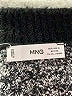 MNG Houndstooth Black Cardigan Size XL - photo 7