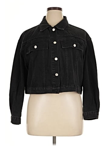Shein Curve Denim Jacket (view 1)
