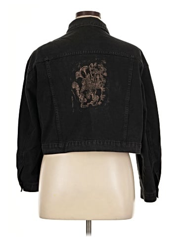 Shein Curve Denim Jacket (view 2)