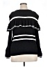 Cato Stripes Black Pullover Sweater Size XL - photo 2