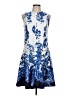 Anne Klein Paisley Blue Cocktail Dress Size 12 - photo 1