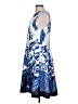 Anne Klein Paisley Blue Cocktail Dress Size 12 - photo 5