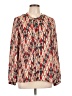 Laundry by Shelli Segal 100% Polyester Red Long Sleeve Blouse Size 10 - photo 1