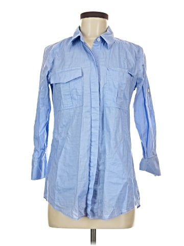 Theory 3/4 Sleeve Button-Down Shirt (view 1)