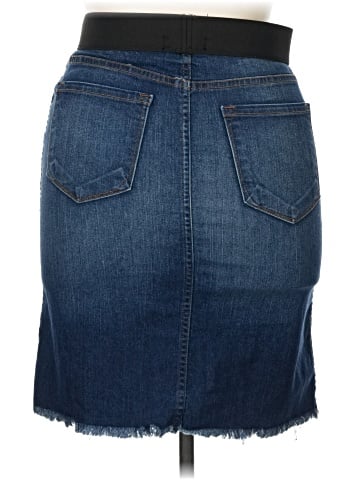 Karen Kane Denim Skirt (view 2)