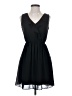 A. Byer 100% Polyester Solid Black Casual Dress Size XS - photo 1