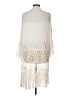 Xhilaration 100% Rayon Ivory Kimono Size L - photo 2