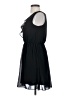 A. Byer 100% Polyester Solid Black Casual Dress Size XS - photo 5