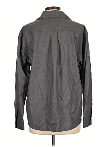 Lafayette 148 New York Long Sleeve Button-Down Shirt (view 2)