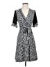 BCBGMAXAZRIA Checkered-gingham Black Casual Dress Size XS - photo 1