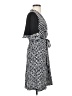BCBGMAXAZRIA Checkered-gingham Black Casual Dress Size XS - photo 4