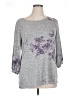 Evri Gray 3/4 Sleeve T-Shirt Size 0X - photo 1