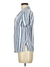 Pretty Vacant Stripes Blue Short Sleeve Blouse Size M - photo 5