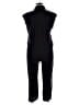 MNG 100% Linen Solid Black Jumpsuit Size XL - photo 2