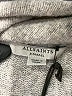 ALLSAINTS Metallic Gray Turtleneck Sweater Size XS - photo 7