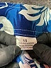 Unbranded 100% Polyester Floral Blue Board Shorts Size 15 - photo 3