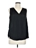 Banana Republic 100% Polyester Black Sleeveless Blouse Size M - photo 1