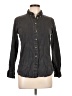 ASOS 100% Cotton Gray Long Sleeve Button-Down Shirt Size 10 - photo 1