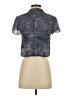 Babaton 100% Silk Gray Short Sleeve Silk Top Size XXS - photo 2