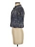 Babaton 100% Silk Gray Short Sleeve Silk Top Size XXS - photo 5
