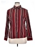 East5th Stripes Burgundy Long Sleeve Blouse Size XL - photo 1