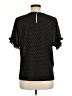 Fun2Fun 100% Polyester Black Short Sleeve Blouse Size M - photo 2