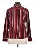 East5th Stripes Burgundy Long Sleeve Blouse Size XL - photo 2