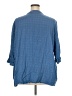 North Style Blue 3/4 Sleeve Blouse Size 2X - photo 2