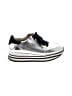 Steve Madden Metallic Silver Sneakers Size 10 - photo 1