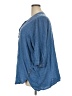 North Style Blue 3/4 Sleeve Blouse Size 2X - photo 5