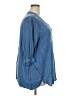 North Style Blue 3/4 Sleeve Blouse Size 2X - photo 4