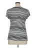 Daisy Fuentes 100% Rayon Gray Short Sleeve Top Size XL - photo 2