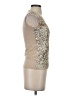 J.Crew 100% Wool Tan Silver Sleeveless Top Size XS - photo 5