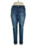 Democracy Solid Blue Jeans Size 16 - photo 1