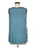 Halogen 100% Polyester Teal Sleeveless Blouse Size M - photo 2