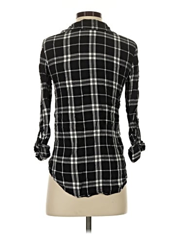 Stoosh 3/4 Sleeve Button-Down Shirt (view 2)
