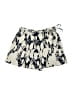 Club Monaco 100% Polyester Print Ivory Shorts Size 4 - photo 1