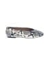 Ann Taylor 100% Leather Animal Print Gray Flats Size 8 - photo 1