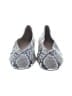 Ann Taylor 100% Leather Animal Print Gray Flats Size 8 - photo 2