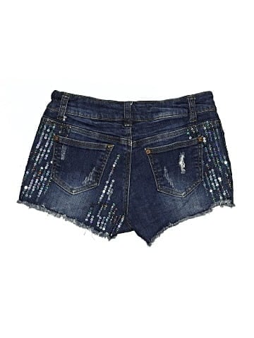 Wax Jean Denim Shorts (view 2)