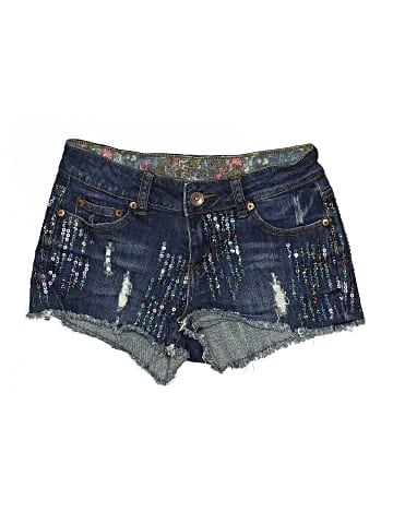 Wax Jean Denim Shorts (view 1)
