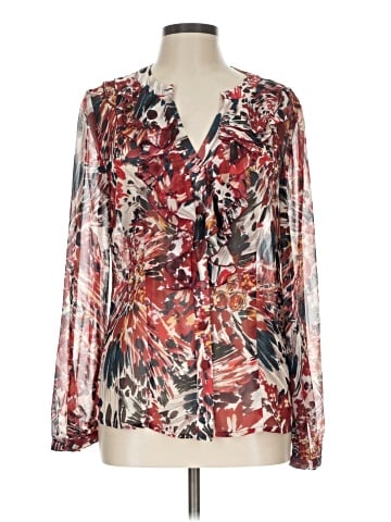 Tribal Long Sleeve Blouse (view 1)