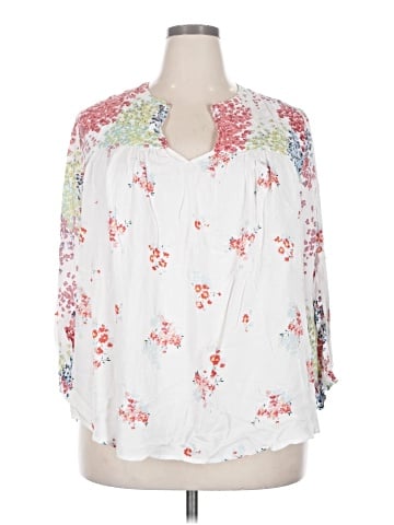 Lucky Brand 3/4 Sleeve Blouse (view 1)