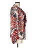 Tribal 100% Polyester Red Long Sleeve Blouse Size 10 - photo 4