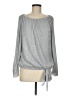 MSK Silver Long Sleeve Blouse Size M - photo 1