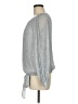 MSK Silver Long Sleeve Blouse Size M - photo 5