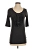 J.Crew Black 3/4 Sleeve Top Size S - photo 1
