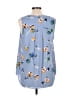Daniel Rainn 100% Polyester Blue Sleeveless Blouse Size L - photo 2