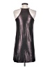 Love...ady Metallic Black Cocktail Dress Size S - photo 2
