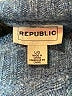 For The Republic Blue Pullover Sweater Size L - photo 7